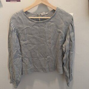 Shelter Gloria Linen Bluebelle Top - Size L